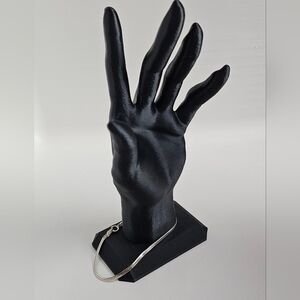 7 Inch Italian Sterling Silver Herringbone Bracelet